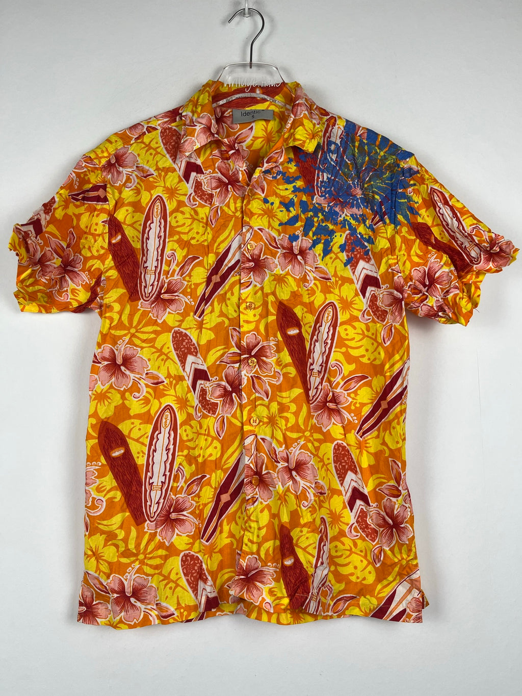 Vintage Crazy Pattern Hemd (S)