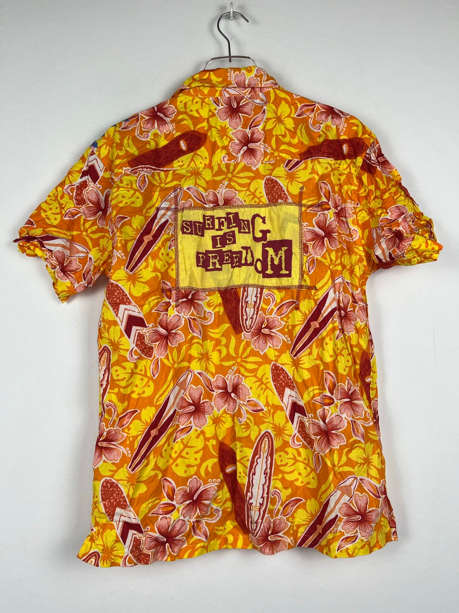 Vintage Crazy Pattern Hemd (S)
