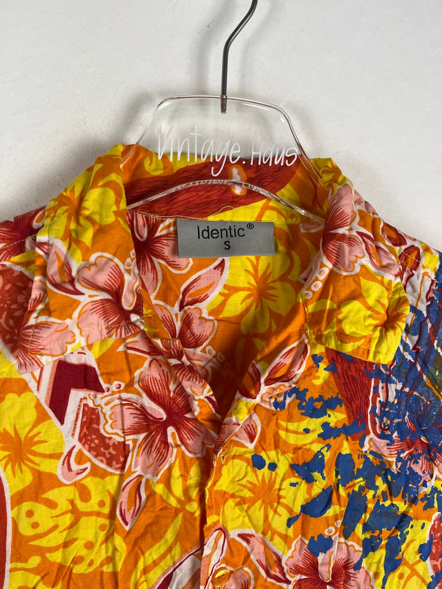 Vintage Crazy Pattern Hemd (S)
