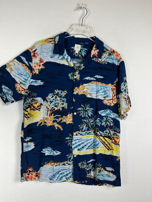 Vintage Crazy Pattern Hemd (S-M)