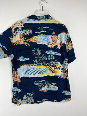 Vintage Crazy Pattern Hemd (S-M)