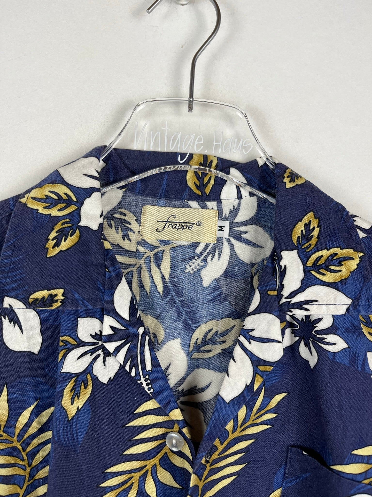 Vintage Crazy Pattern Hemd (XS-S)