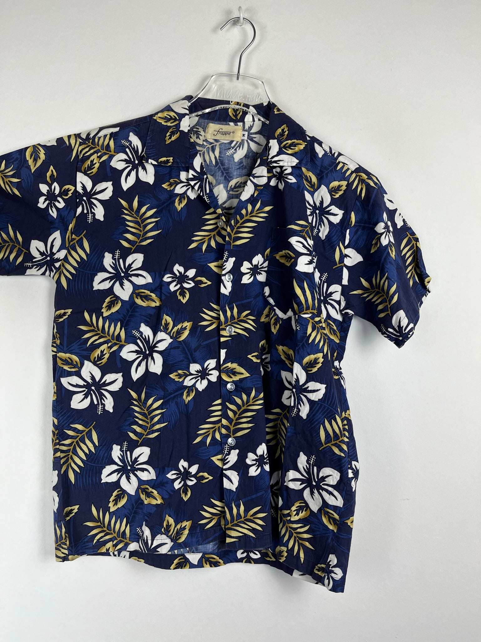 Vintage Crazy Pattern Hemd (XS-S)