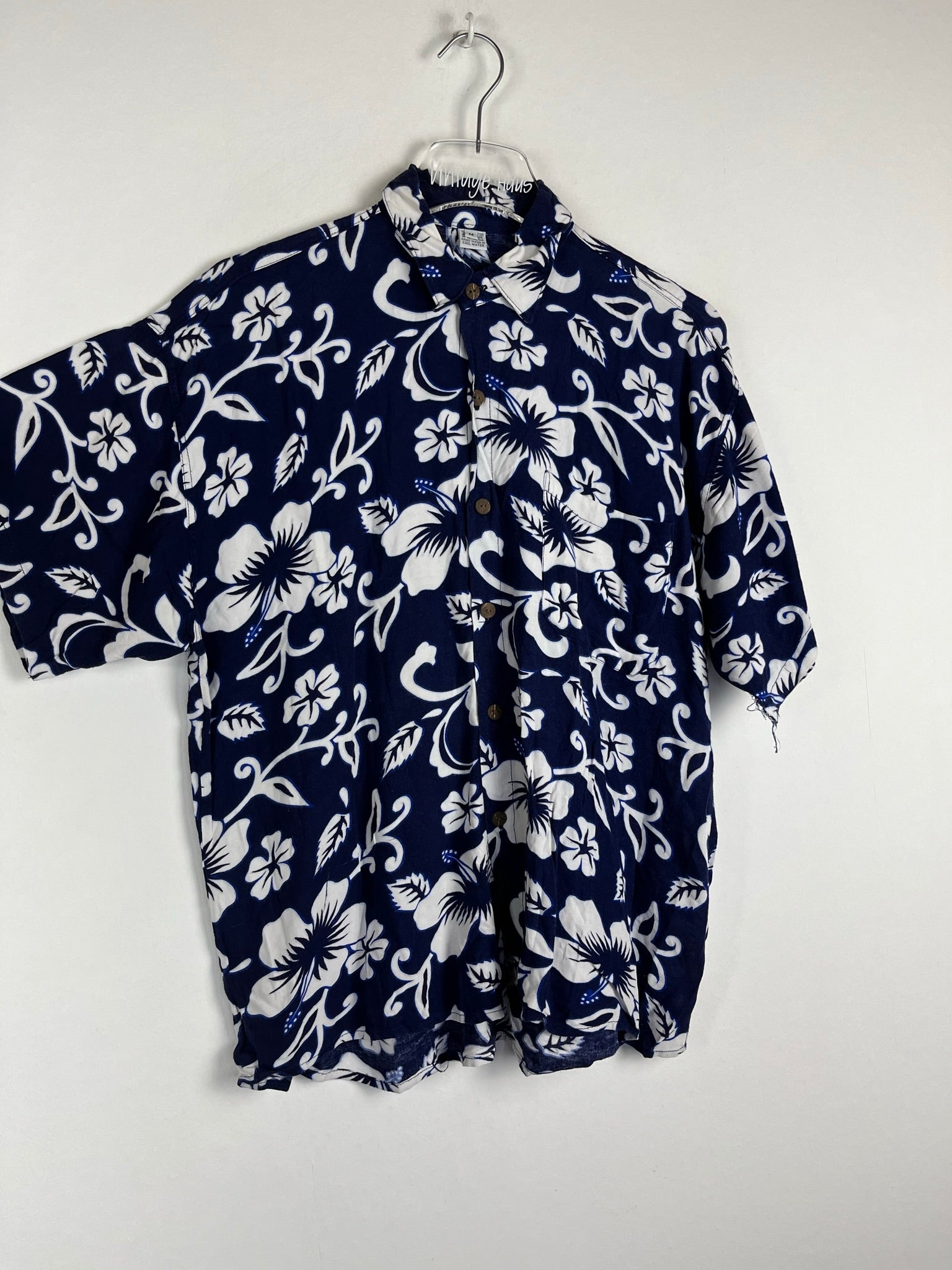 Vintage Crazy Pattern Hemd (S)