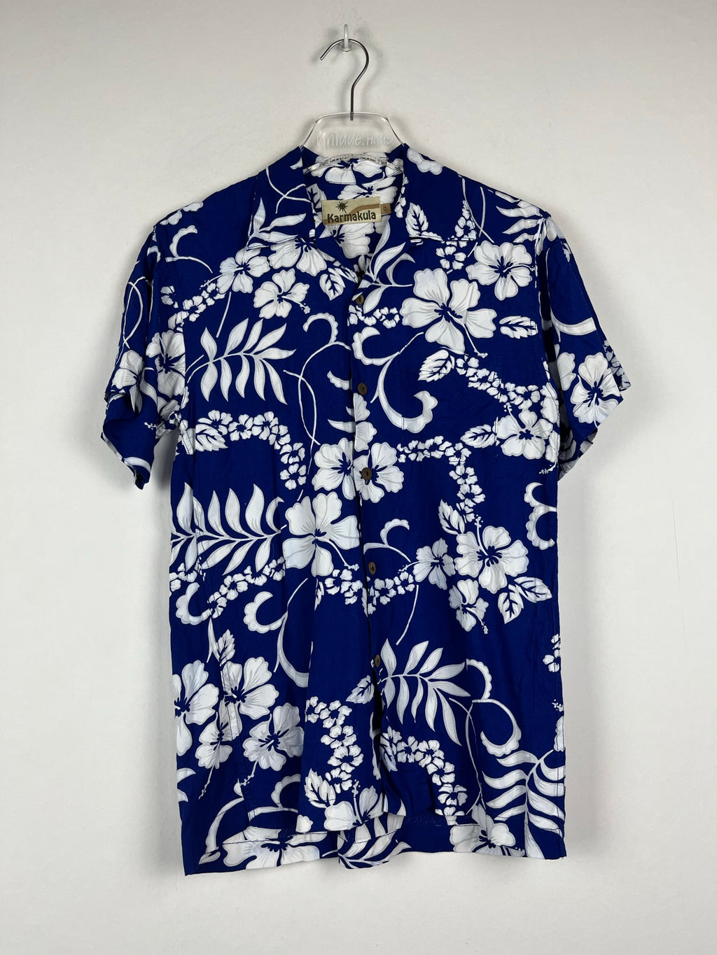 Vintage Crazy Pattern Hemd (XS)