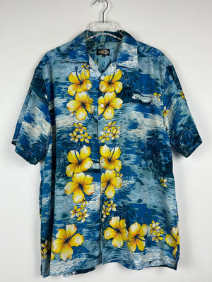 Vintage Crazy Pattern Hemd (L)