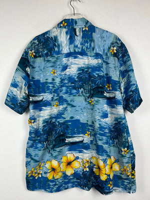 Vintage Crazy Pattern Hemd (L)