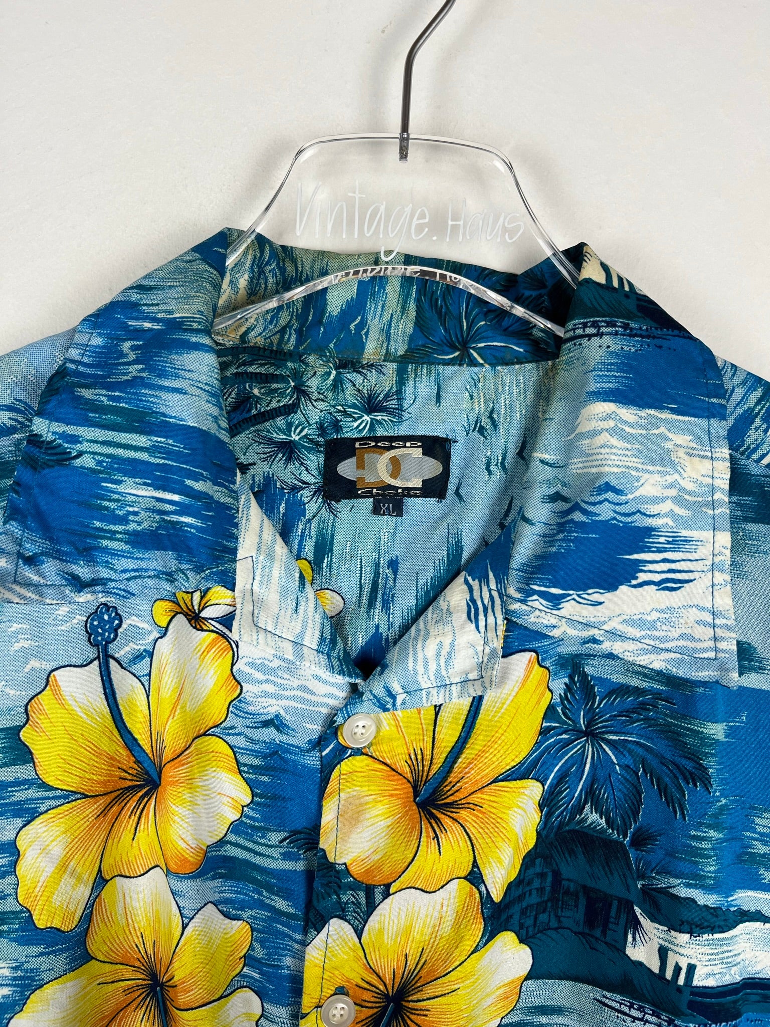 Vintage Crazy Pattern Hemd (L)