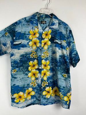 Vintage Crazy Pattern Hemd (L)