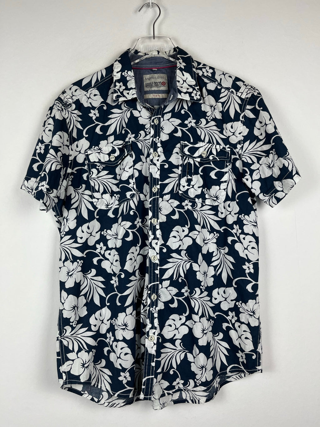 Vintage Crazy Pattern Hemd (S)