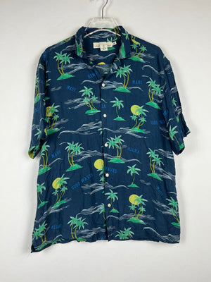 Vintage Crazy Pattern Hemd (M)