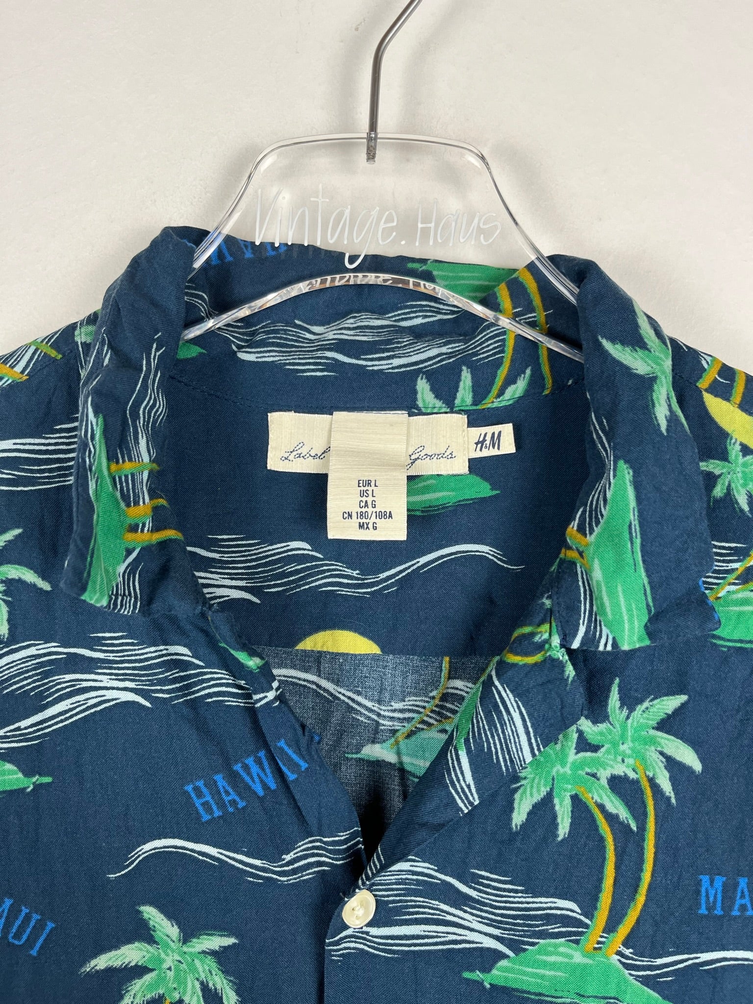 Vintage Crazy Pattern Hemd (M)