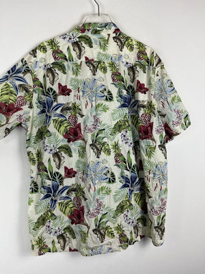 Vintage Crazy Pattern Hemd (L)