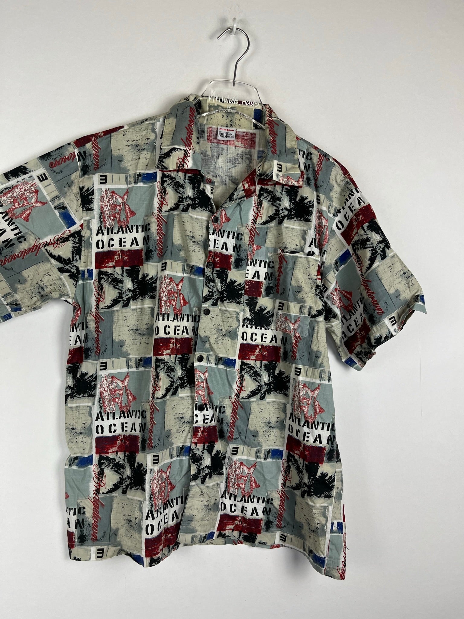 Vintage Crazy Pattern Hemd (S)