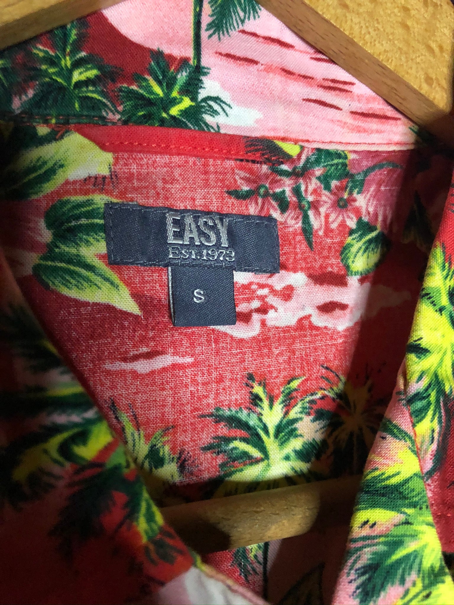 Vintage Crazy Pattern Hemd (S)