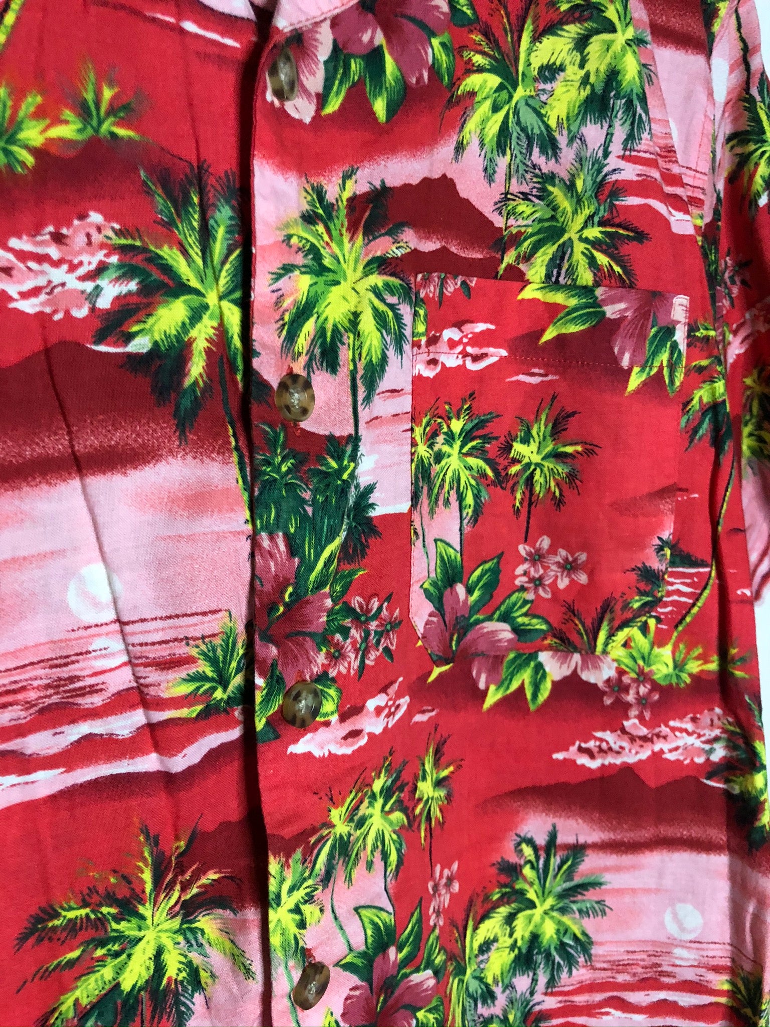 Vintage Crazy Pattern Hemd (S)
