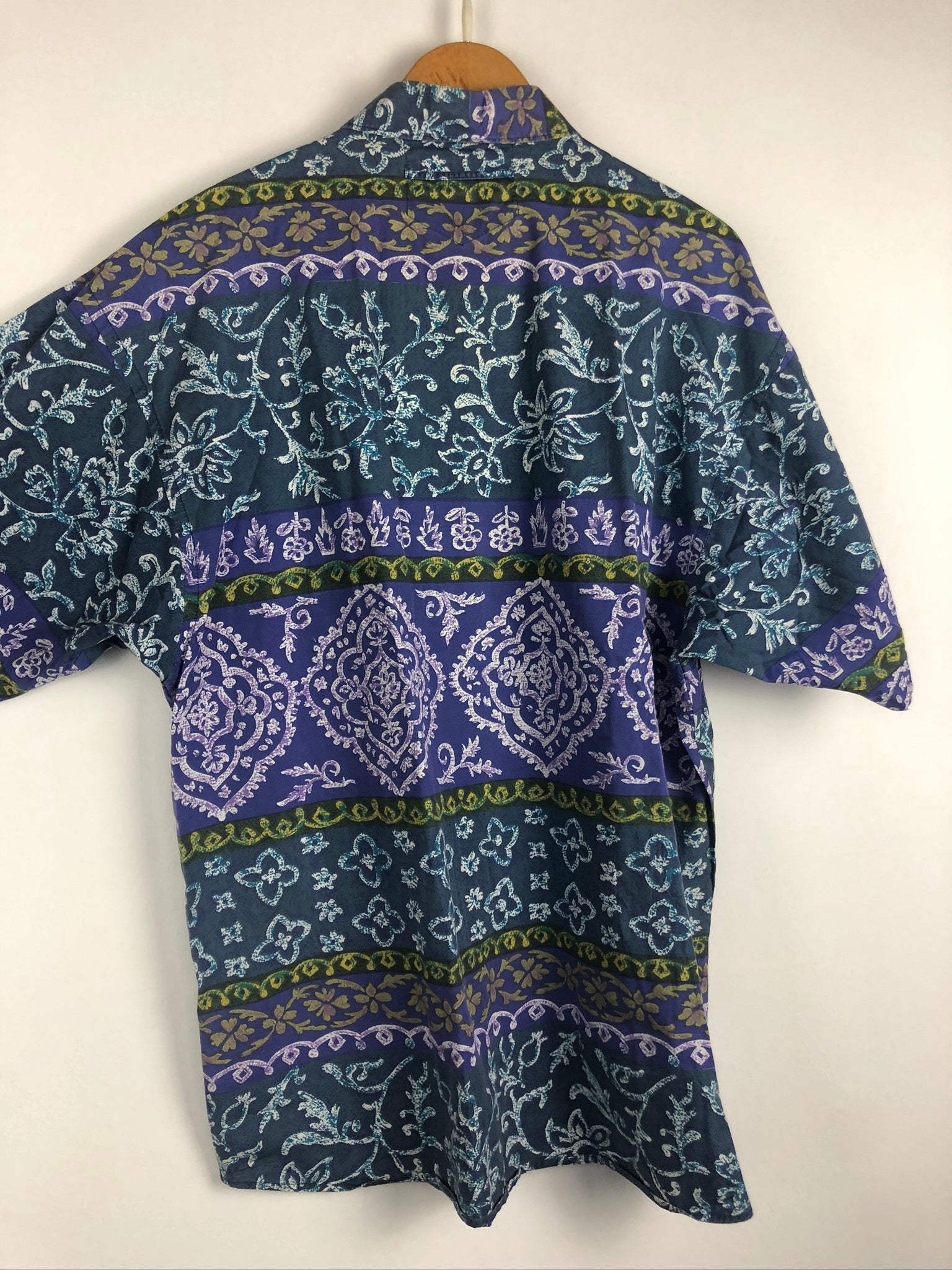Vintage Crazy Pattern Hemd (L)