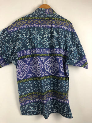 Vintage Crazy Pattern Hemd (L)