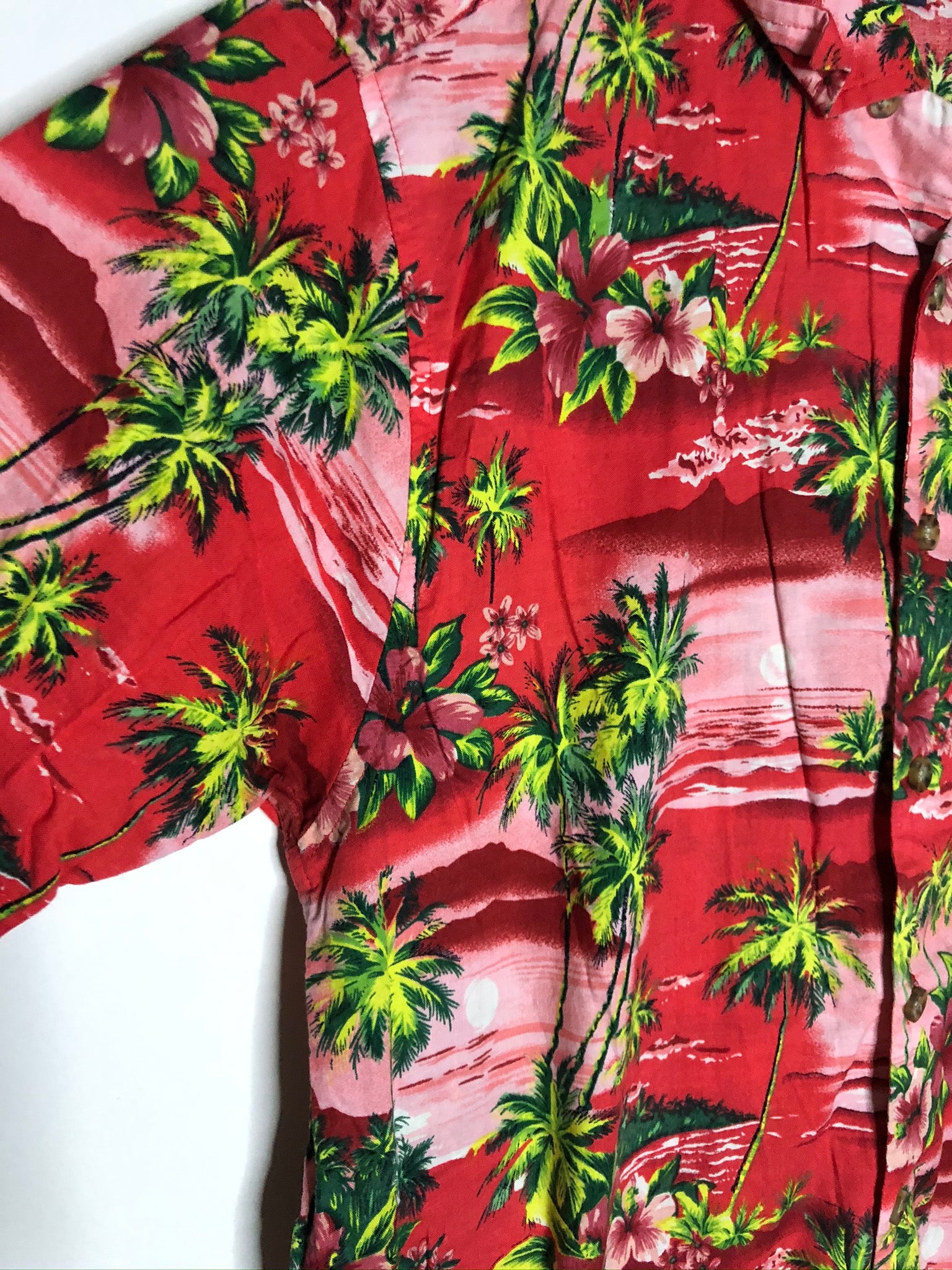 Vintage Crazy Pattern Hemd (S)