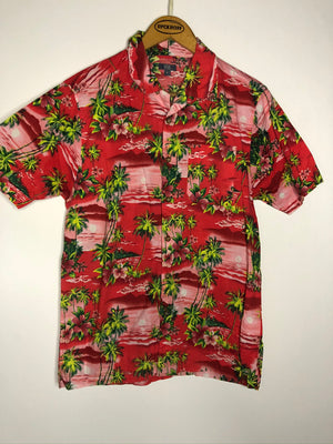 Vintage Crazy Pattern Hemd (S)