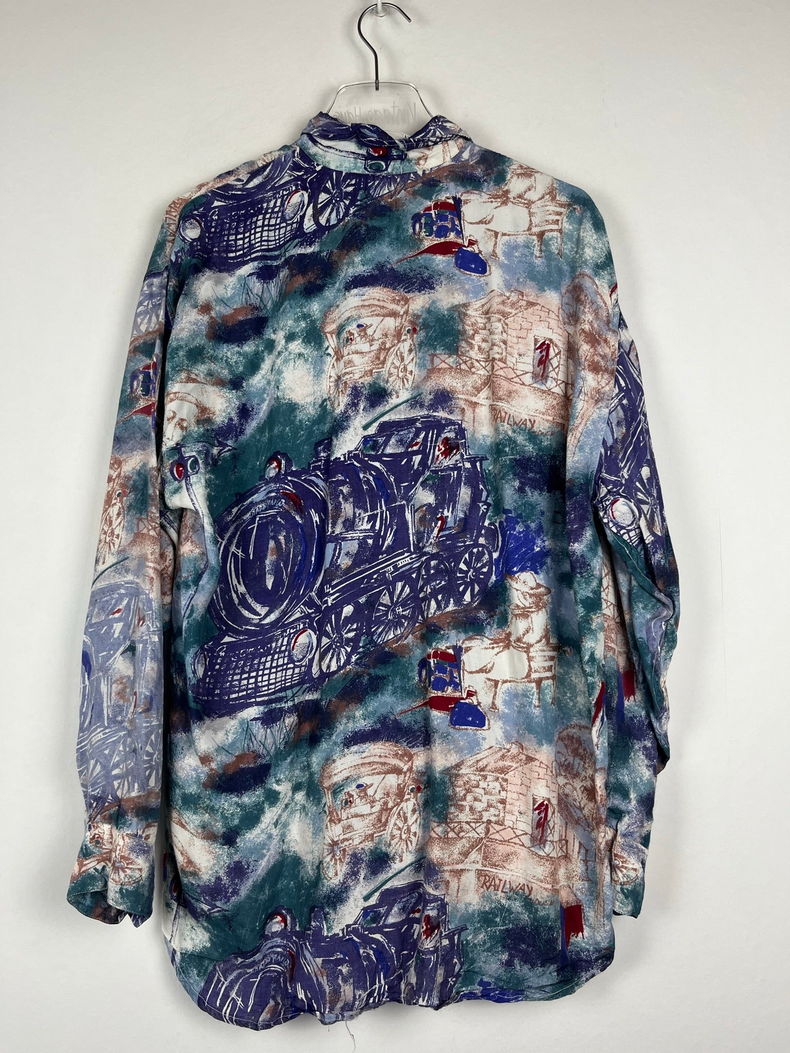 Vintage Crazy Pattern Hemd (M)