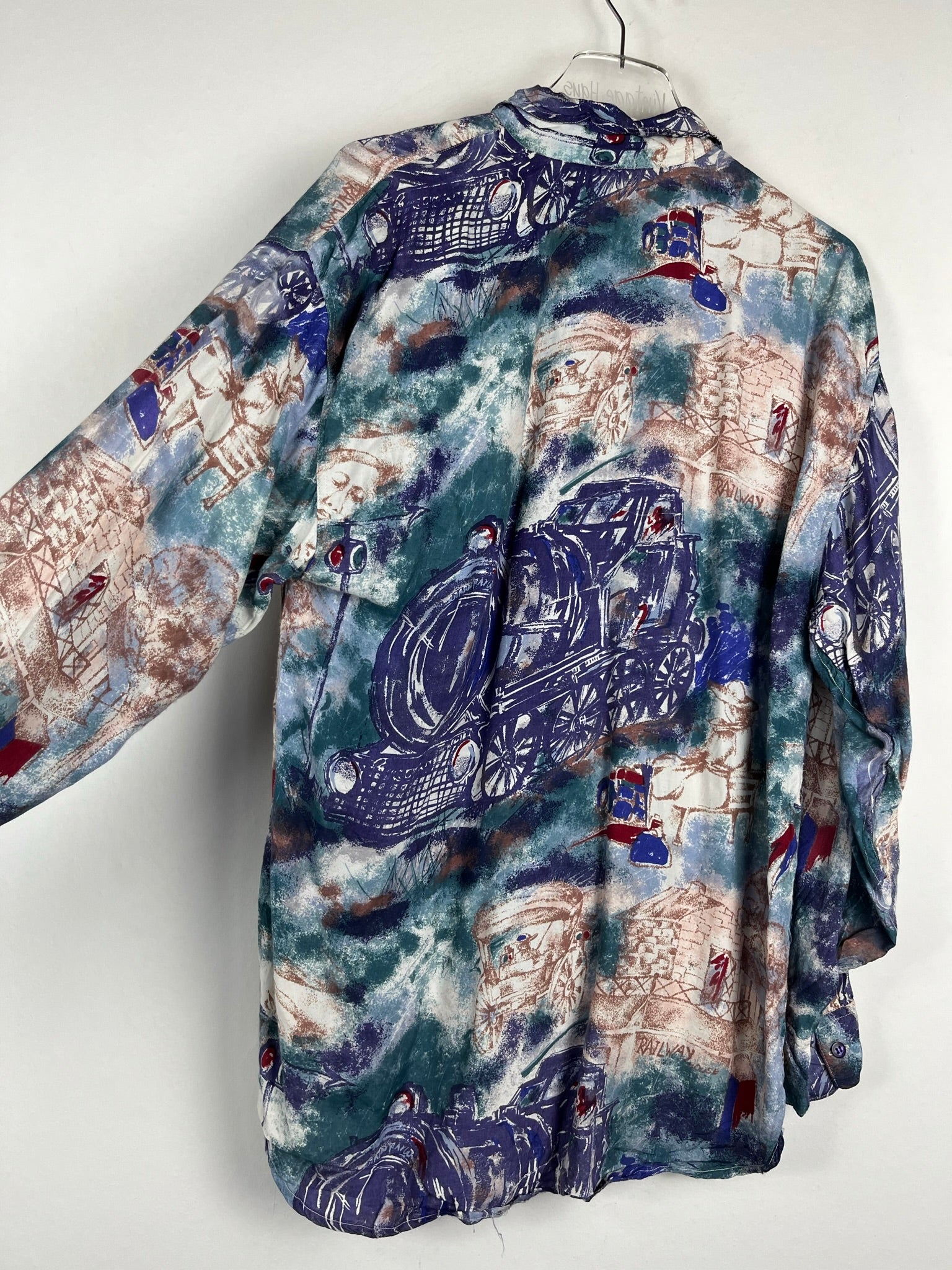 Vintage Crazy Pattern Hemd (M)