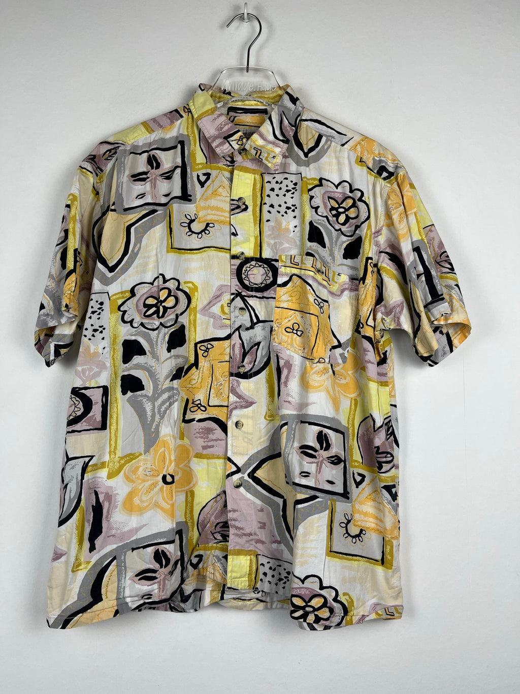 Vintage Crazy Pattern Hemd (L)