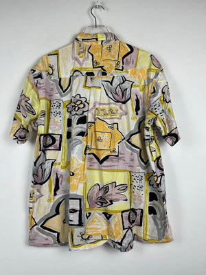 Vintage Crazy Pattern Hemd (L)