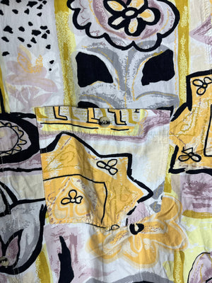 Vintage Crazy Pattern Hemd (L)
