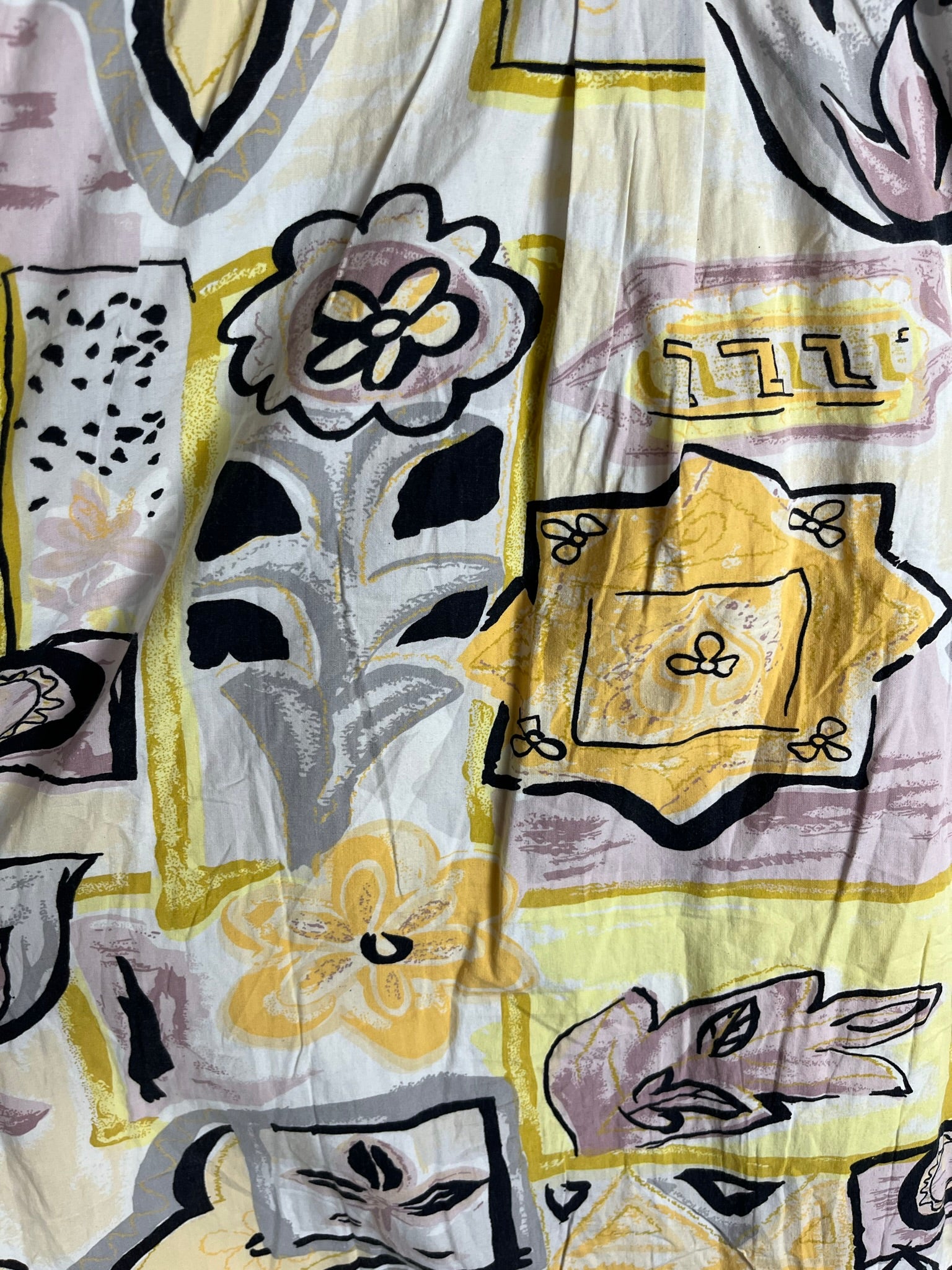 Vintage Crazy Pattern Hemd (L)