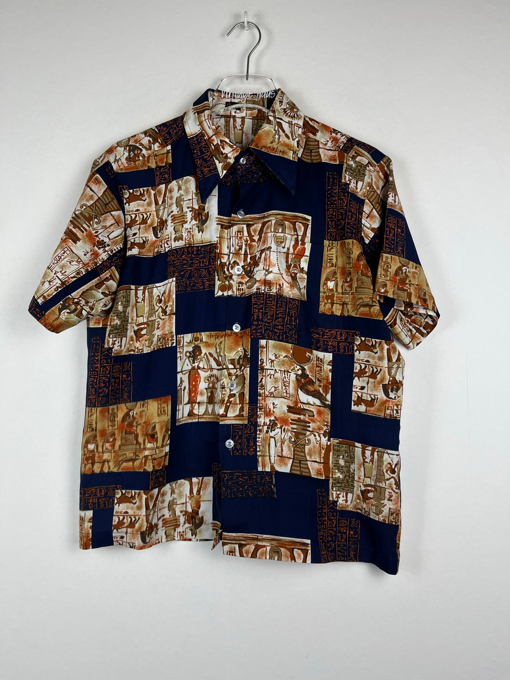 Vintage Crazy Pattern Hemd (S)