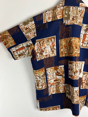 Vintage Crazy Pattern Hemd (S)