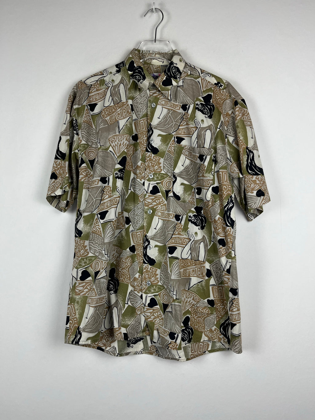 Vintage Crazy Pattern Hemd (M)