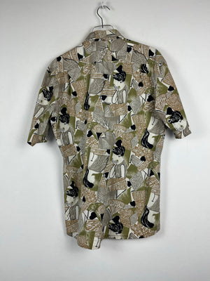 Vintage Crazy Pattern Hemd (M)