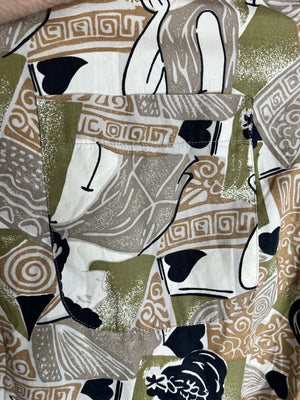 Vintage Crazy Pattern Hemd (M)