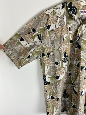 Vintage Crazy Pattern Hemd (M)