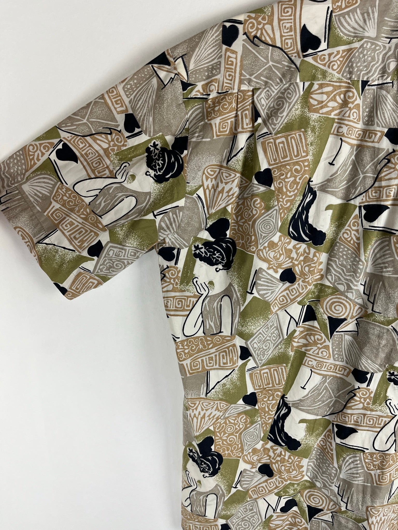 Vintage Crazy Pattern Hemd (M)