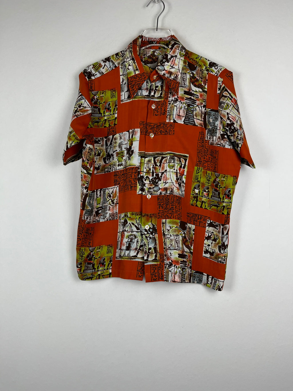 Vintage Crazy Pattern Hemd (S)