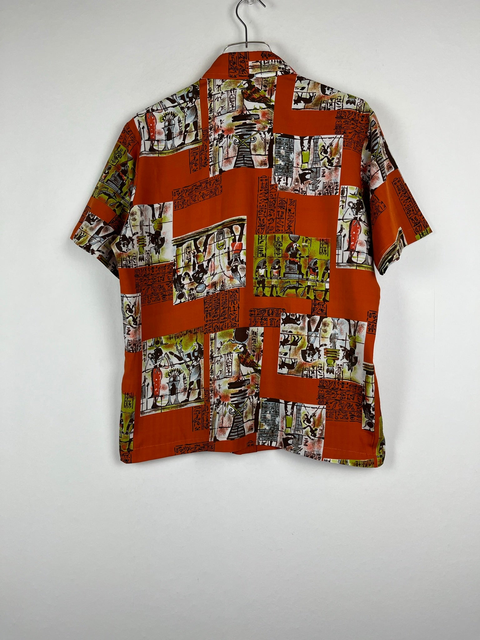 Vintage Crazy Pattern Hemd (S)