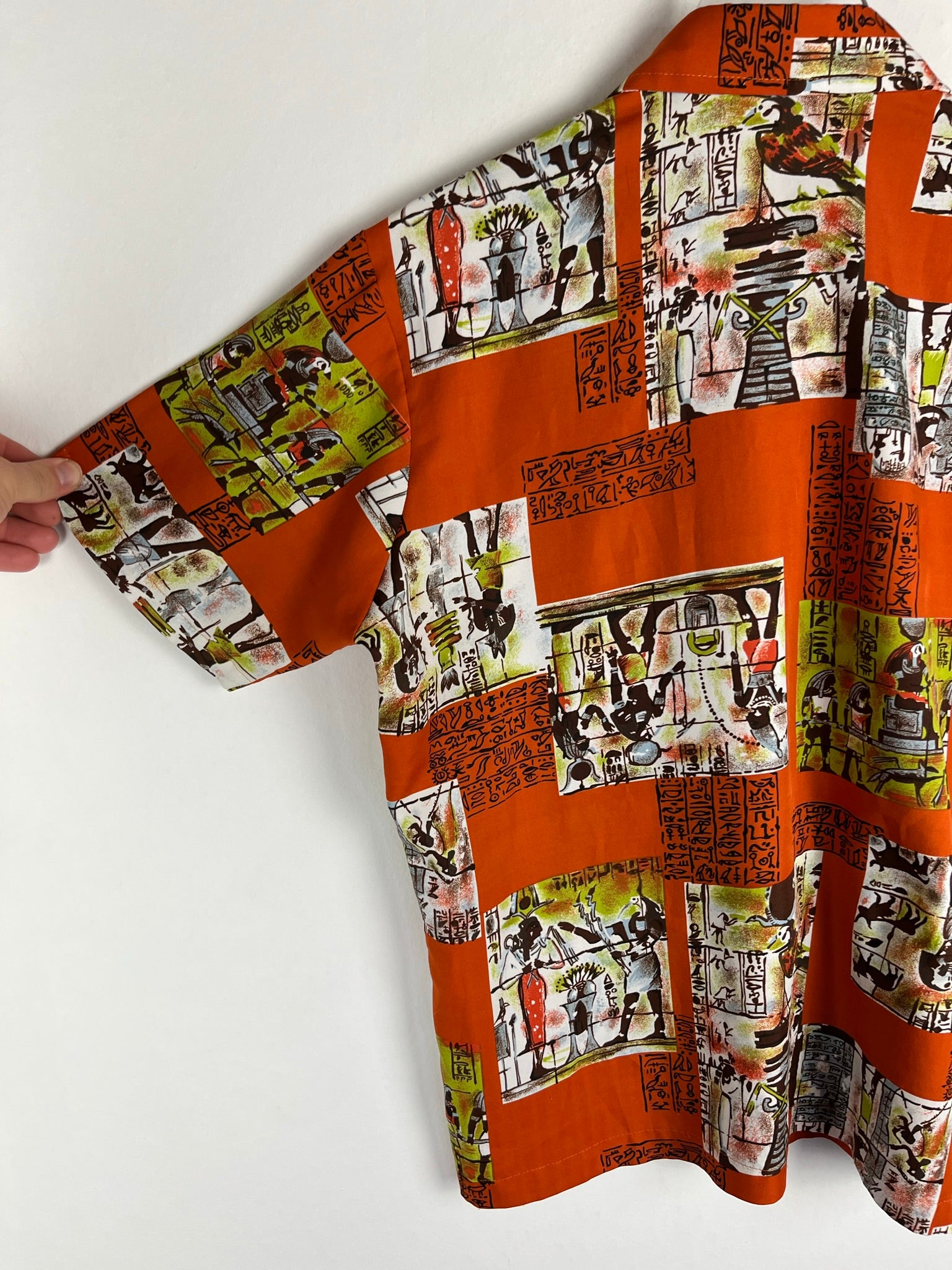 Vintage Crazy Pattern Hemd (S)