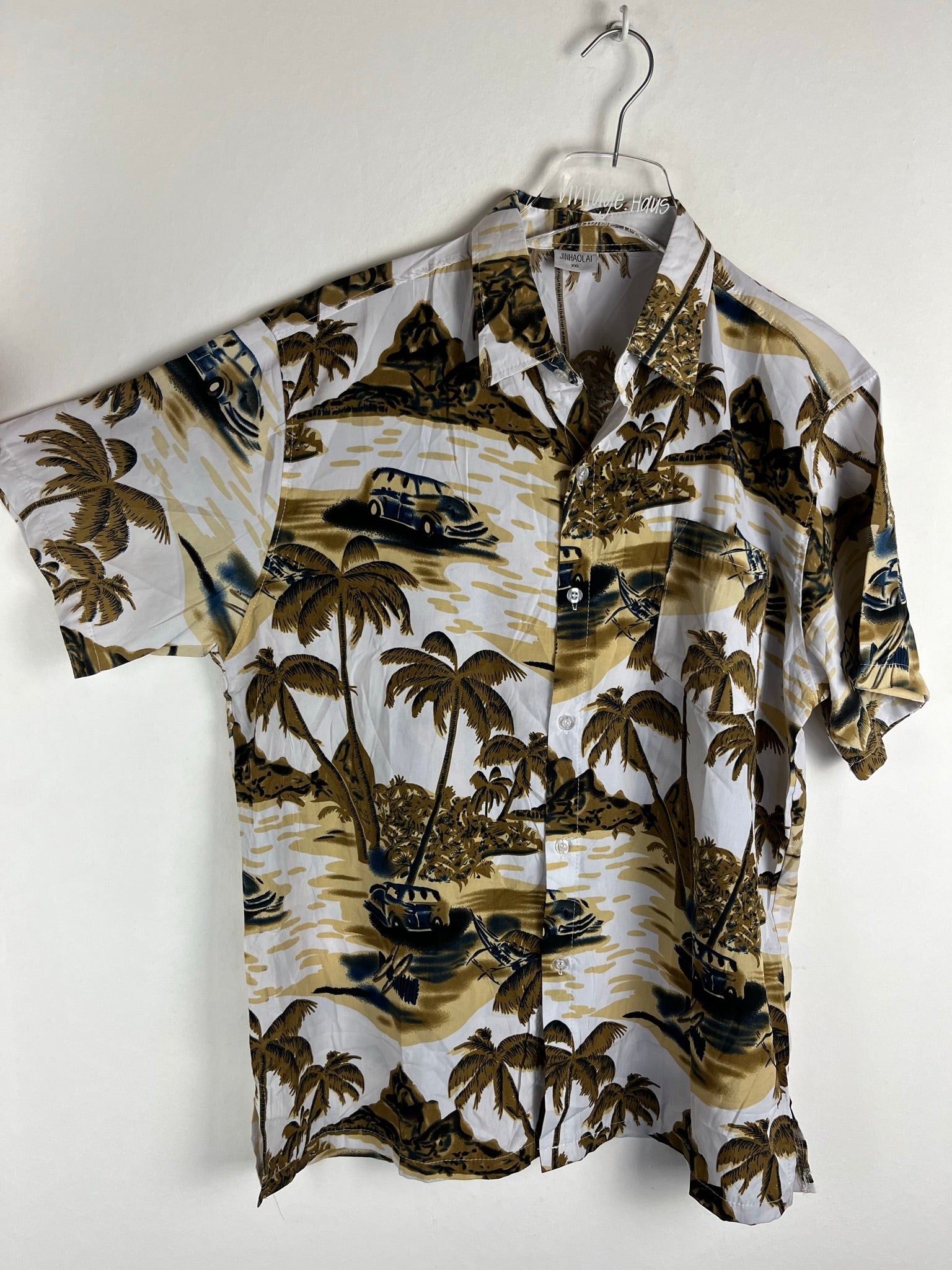 Vintage Crazy Pattern Hemd (M)