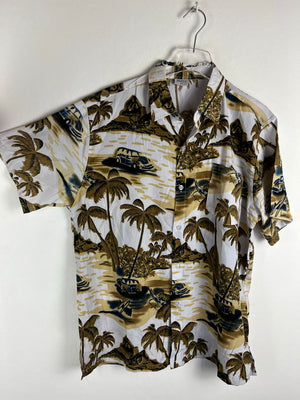 Vintage Crazy Pattern Hemd (M)