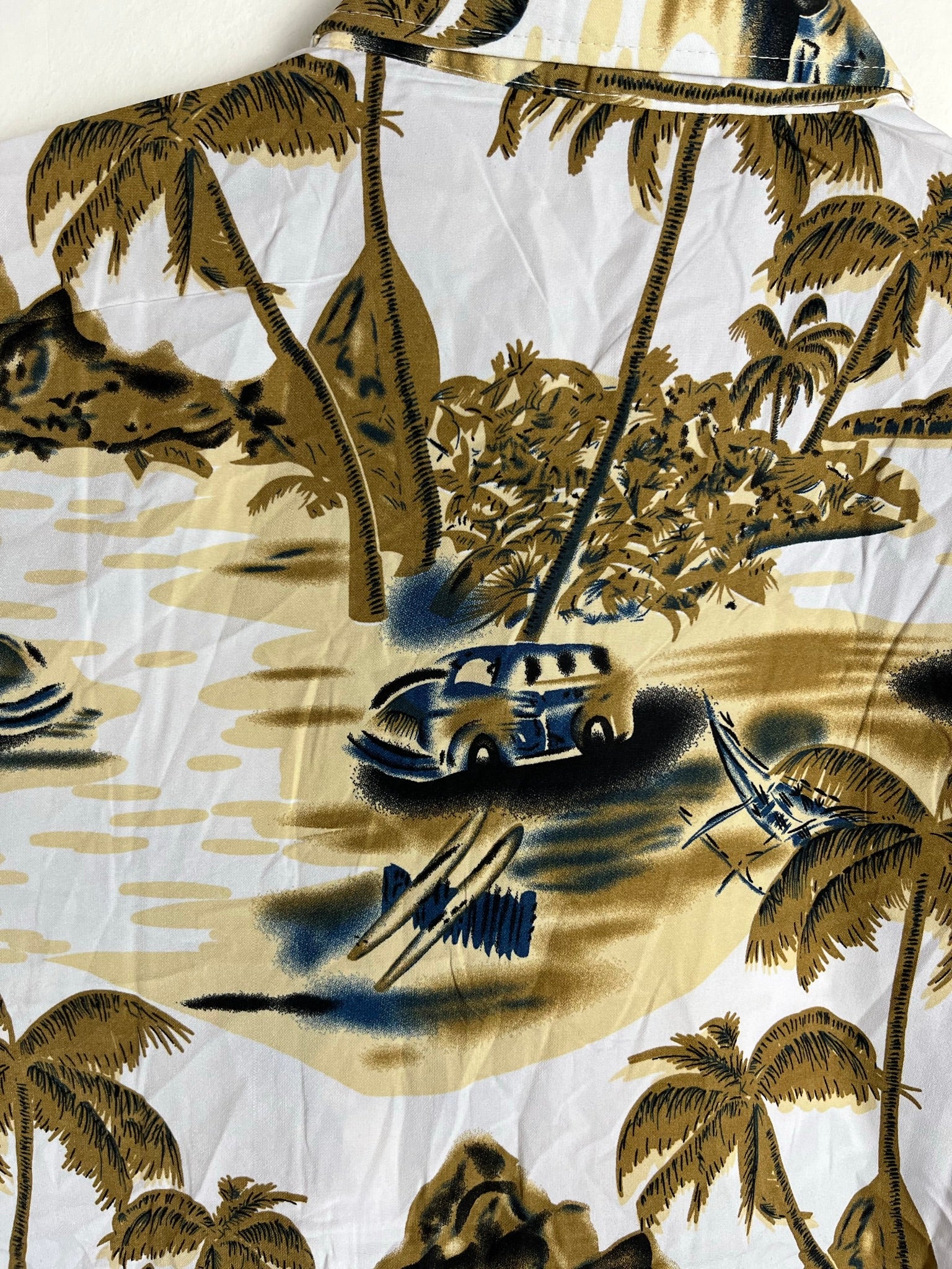 Vintage Crazy Pattern Hemd (M)