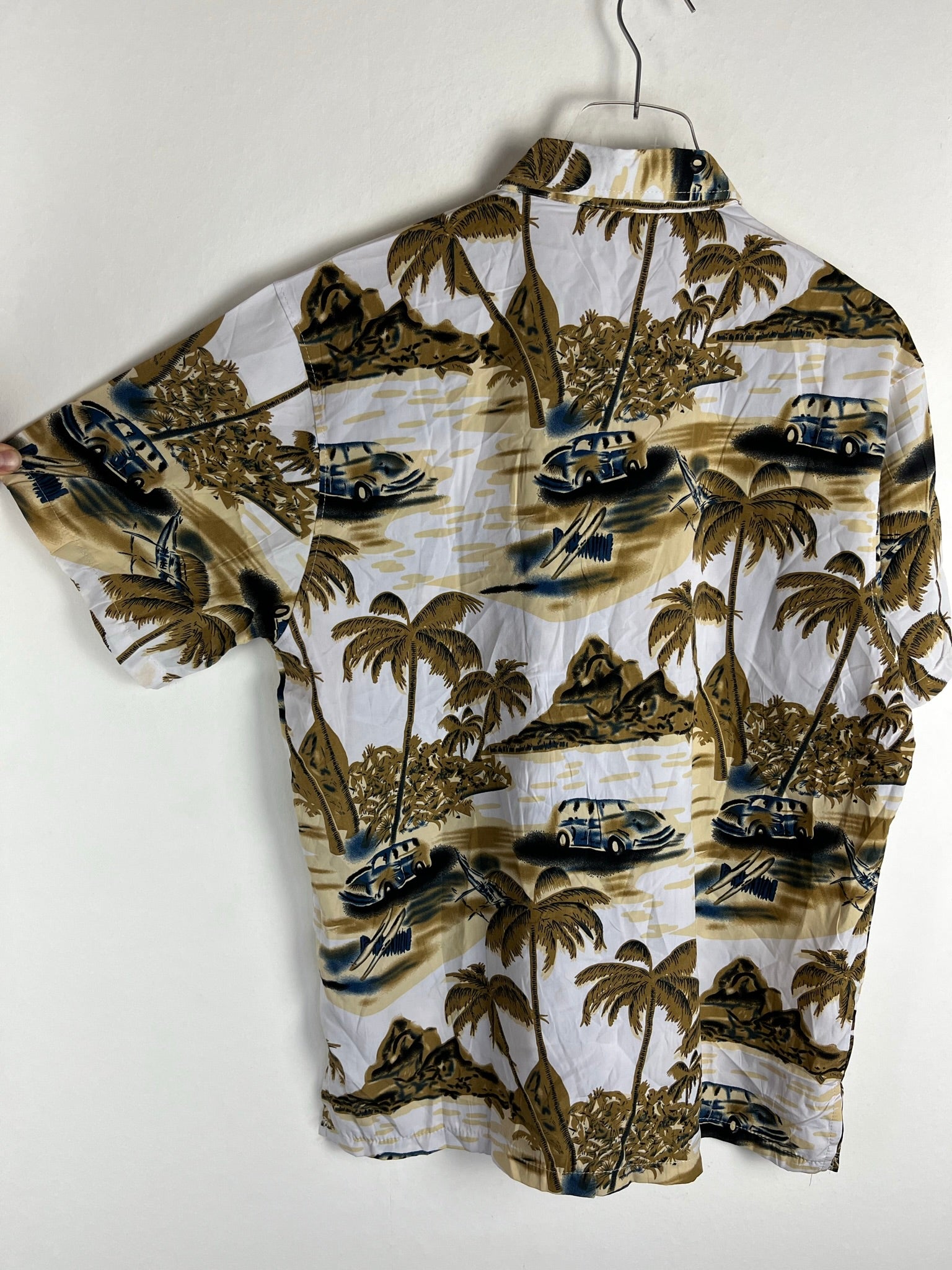 Vintage Crazy Pattern Hemd (M)