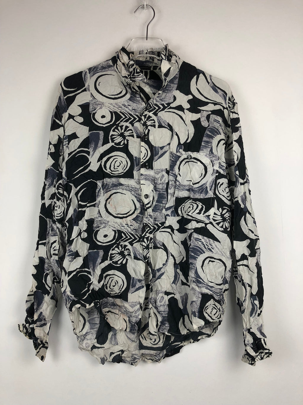 Vintage Seiden Bluse (M)