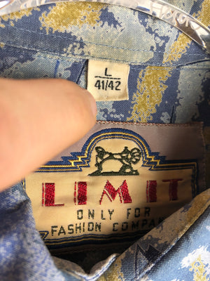 Vintage Crazy Pattern Hemd (M)