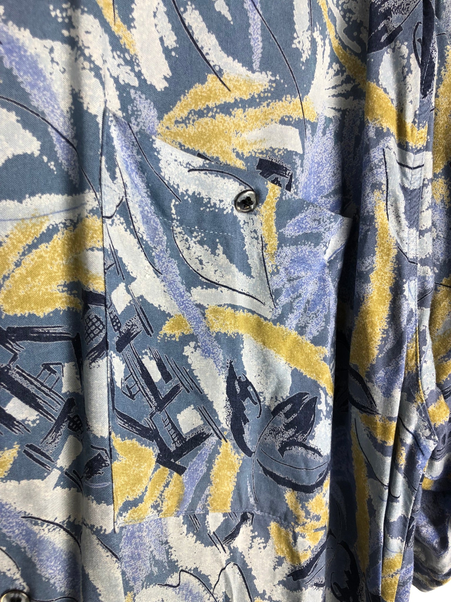 Vintage Crazy Pattern Hemd (M)