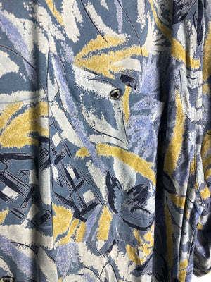 Vintage Crazy Pattern Hemd (M)