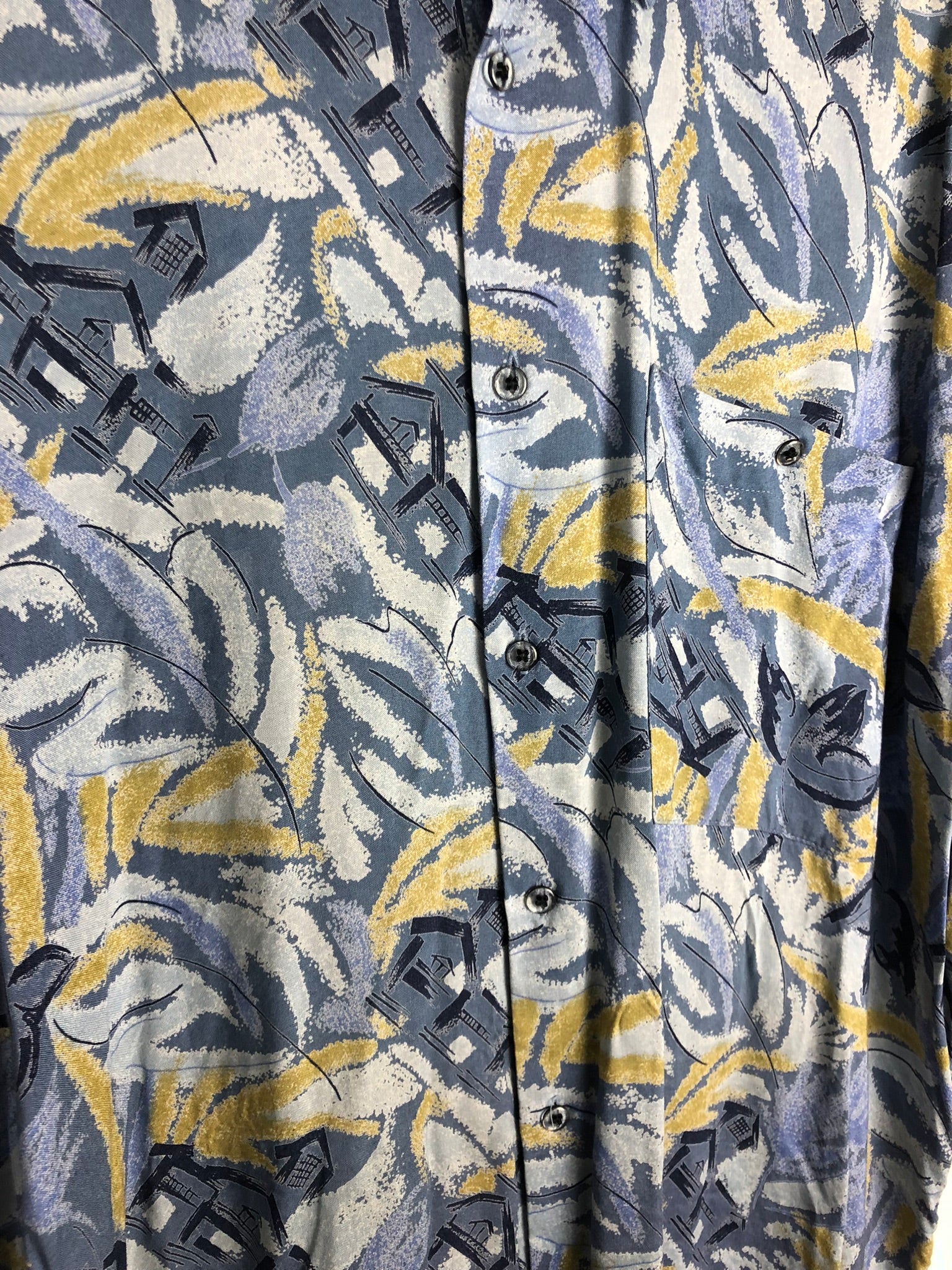 Vintage Crazy Pattern Hemd (M)