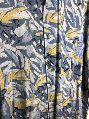 Vintage Crazy Pattern Hemd (M)